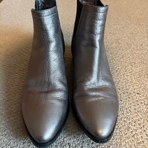 Poppy Barley silver Chelsea boots